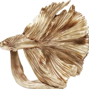 KARE Design Peça Decorativa Betta Fish Gold Small Hot