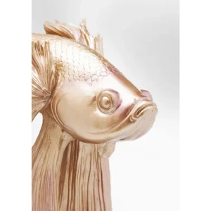 KARE Design Peça Decorativa Betta Fish Gold Hot