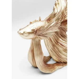 KARE Design Peça Decorativa Betta Fish Gold Small Hot