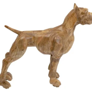 KARE Design Peça Decorativa Bullgos em madeira 70x78cm Online