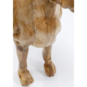 KARE Design Peça Decorativa Bullgos em madeira 70x78cm Online