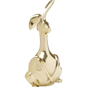 KARE Design Peça decorativa Bunny Dourado 37 cm Fashion