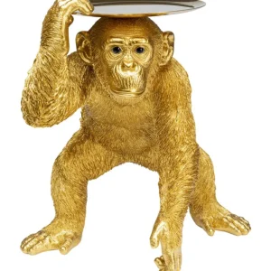 KARE Design Peça Decorativa Butler Playing Chimp Gold 52 cm Clearance