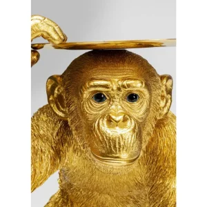 KARE Design Peça Decorativa Butler Playing Chimp Gold 52 cm Clearance