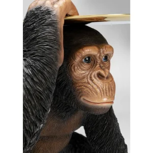 KARE Design Peça decorativa Butler Playing Chimp Black 52 cm Fashion