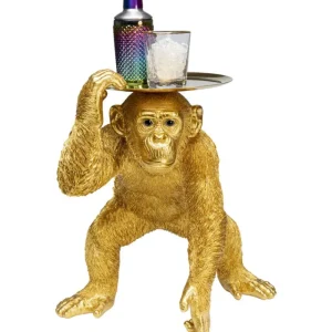 KARE Design Peça Decorativa Butler Playing Chimp Gold 52 cm Clearance