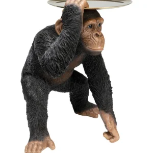 KARE Design Peça decorativa Butler Playing Chimp Black 52 cm Fashion