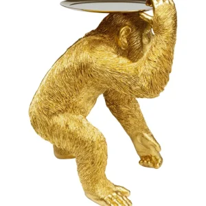 KARE Design Peça Decorativa Butler Playing Chimp Gold 52 cm Clearance