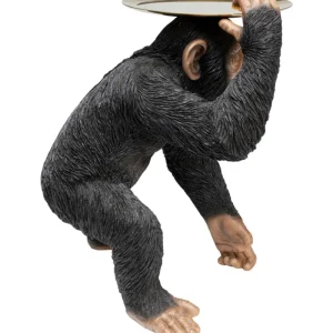 KARE Design Peça decorativa Butler Playing Chimp Black 52 cm Fashion