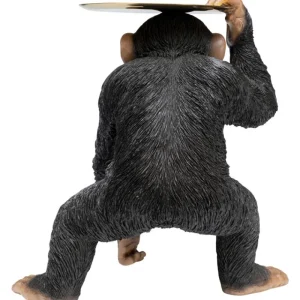 KARE Design Peça decorativa Butler Playing Chimp Black 52 cm Fashion