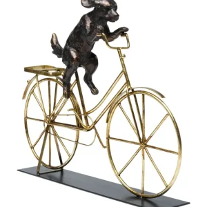 KARE Design Peça Decorativa Dog With Bicycle Online