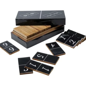 KARE Design Peça Decorativa Domino Black 24x7 cm Best