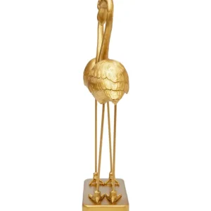 KARE Design Peça decorativa Flamingo Love Dourada 39 cm Outlet