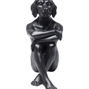KARE Design Peça Decorativa Gangster Dog Preta Clearance