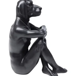 KARE Design Peça Decorativa Gangster Dog Preta Clearance