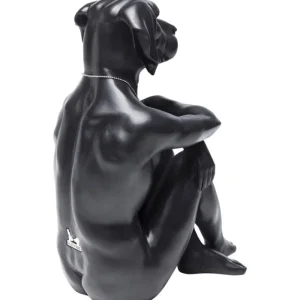 KARE Design Peça Decorativa Gangster Dog Preta Clearance