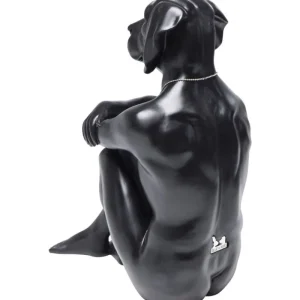 KARE Design Peça Decorativa Gangster Dog Preta Clearance
