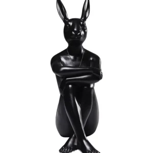KARE Design Peça Decorativa Gangster Rabbit Preto Hot