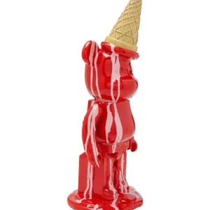 KARE Design Peça decorativa Gelato Bear Red 40 cm Discount