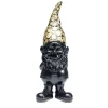 KARE Design Peça decorativa Gnome Standing Black Gold 60cm Fashion