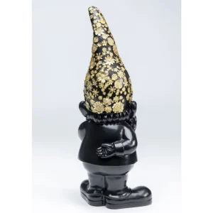 KARE Design Peça decorativa Gnome Standing Black Gold 45cm Hot