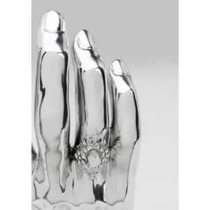 KARE Design Peça decorativa Mano Diamond Ring Silver Clearance