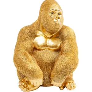KARE Design Peça Decorativa Monkey Gorilla Side Medium Gold Outlet