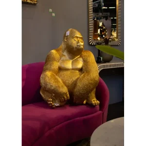 KARE Design Peça Decorativa Monkey Gorilla Side XL Gold Best