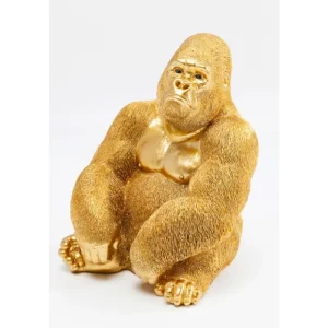 KARE Design Peça Decorativa Monkey Gorilla Side Medium Gold Outlet