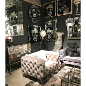 KARE Design Peça Decorativa Mosaik Welcome Panther Left XL Outlet