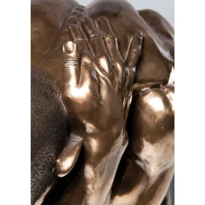 KARE Design Peça Decorativa Nude Man Hug Bronze 54cm Clearance