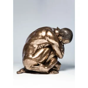 KARE Design Peça Decorativa Nude Man Hug Bronze 54cm Clearance