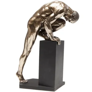 KARE Design Peça Decorativa Nude Man Stand Bronze 35cm Clearance