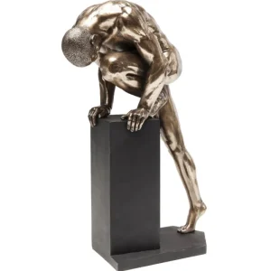 KARE Design Peça Decorativa Nude Man Stand Bronze 35cm Clearance