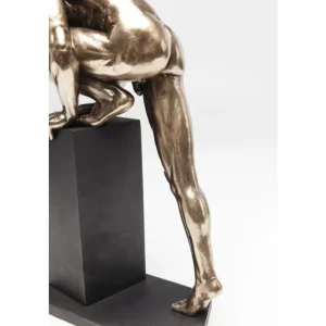 KARE Design Peça Decorativa Nude Man Stand Bronze 35cm Clearance