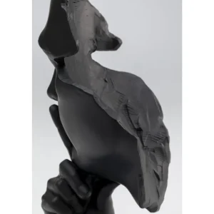 KARE Design Peça Decorativa Quiet Face Preto 31cm Hot