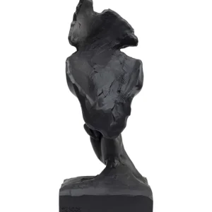 KARE Design Peça Decorativa Quiet Face Preto 31cm Hot