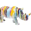 KARE Design Peça Decorativa Rhino Colore 26cm Fashion