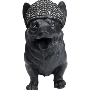 KARE Design Peça decorativa Royal Standing Corgi Preta Online