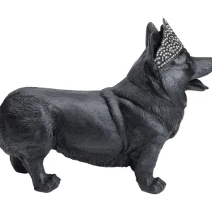 KARE Design Peça decorativa Royal Standing Corgi Preta Online