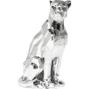 KARE Design Peça Decorativa Sitting Cat Rivet Cromada New