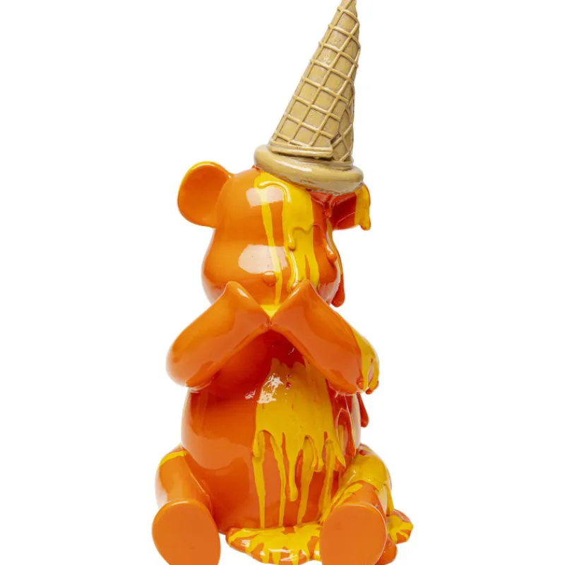 pea_decorativa_sitting_ge_0.webp KARE Design Peça Decorativa Sitting Gelato Bear Laranja 37cm New
