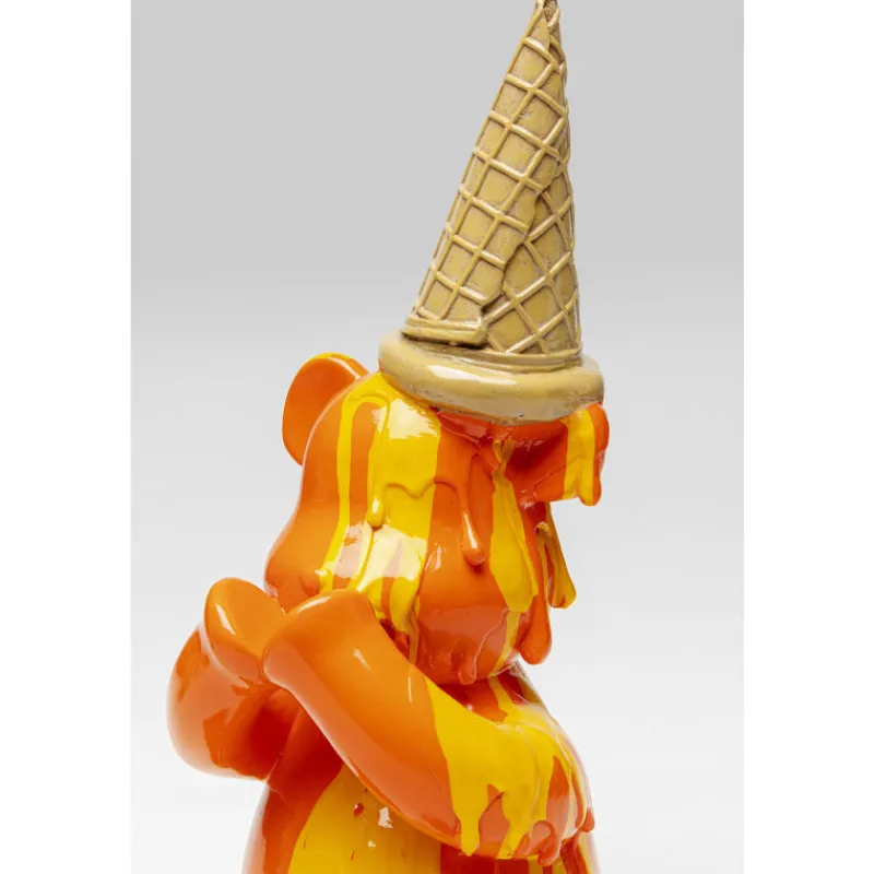 pea_decorativa_sitting_ge_1.webp KARE Design Peça Decorativa Sitting Gelato Bear Laranja 37cm New
