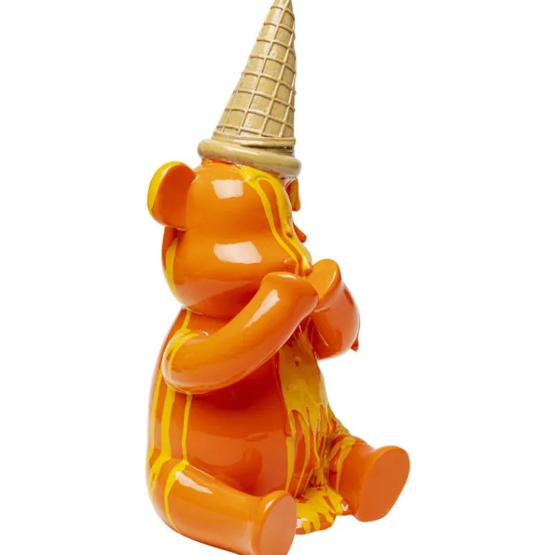 pea_decorativa_sitting_ge_2.webp KARE Design Peça Decorativa Sitting Gelato Bear Laranja 37cm New