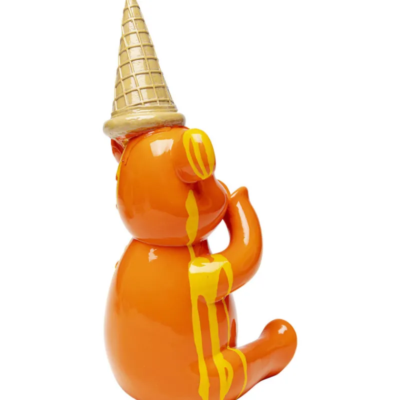pea_decorativa_sitting_ge_3.webp KARE Design Peça Decorativa Sitting Gelato Bear Laranja 37cm New