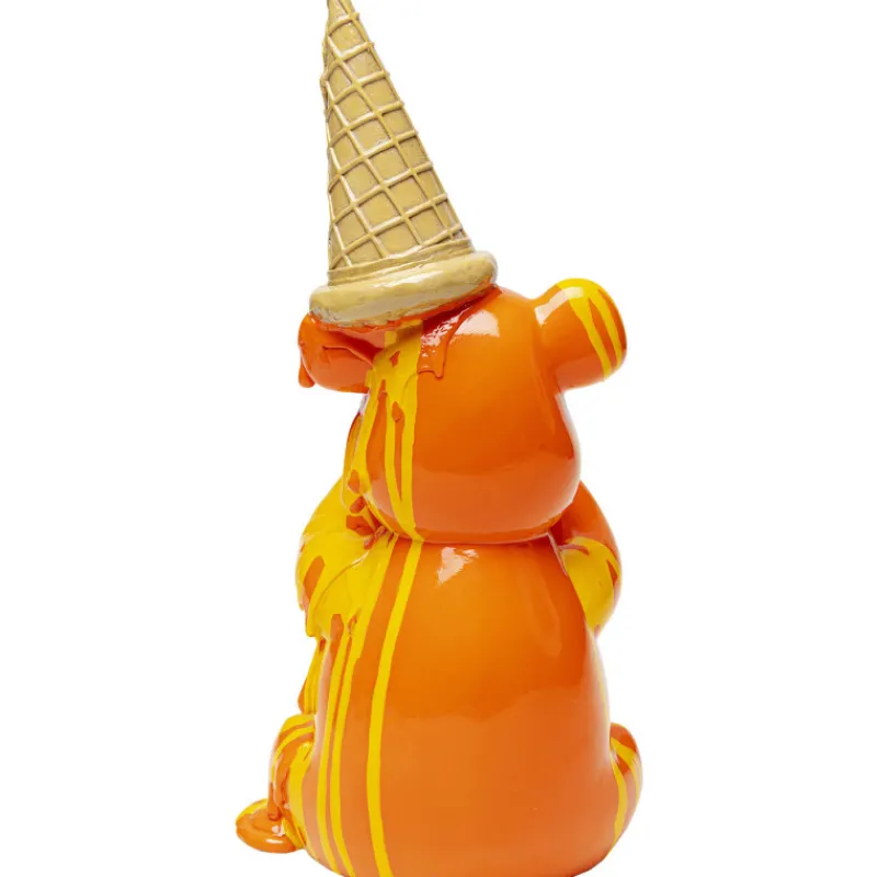 pea_decorativa_sitting_ge_5.webp KARE Design Peça Decorativa Sitting Gelato Bear Laranja 37cm New