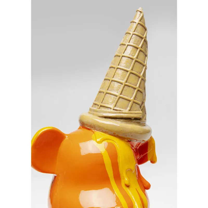 pea_decorativa_sitting_ge_7.webp KARE Design Peça Decorativa Sitting Gelato Bear Laranja 37cm New