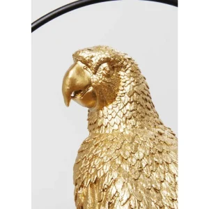 KARE Design Peça Decorativa Swinging Parrot dourada New