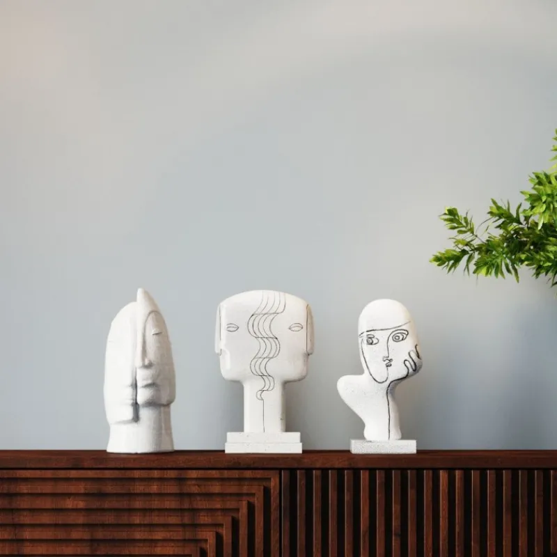 pea_decorativa_symmetric__8.webp KARE Design Peça decorativa Symmetric Face 28 cm Hot