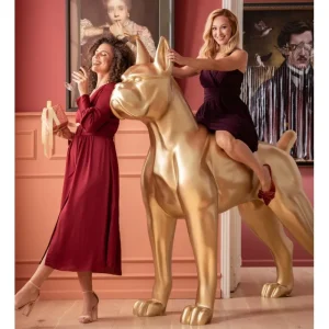 KARE Design Peça Decorativa Toto XL Gold Best